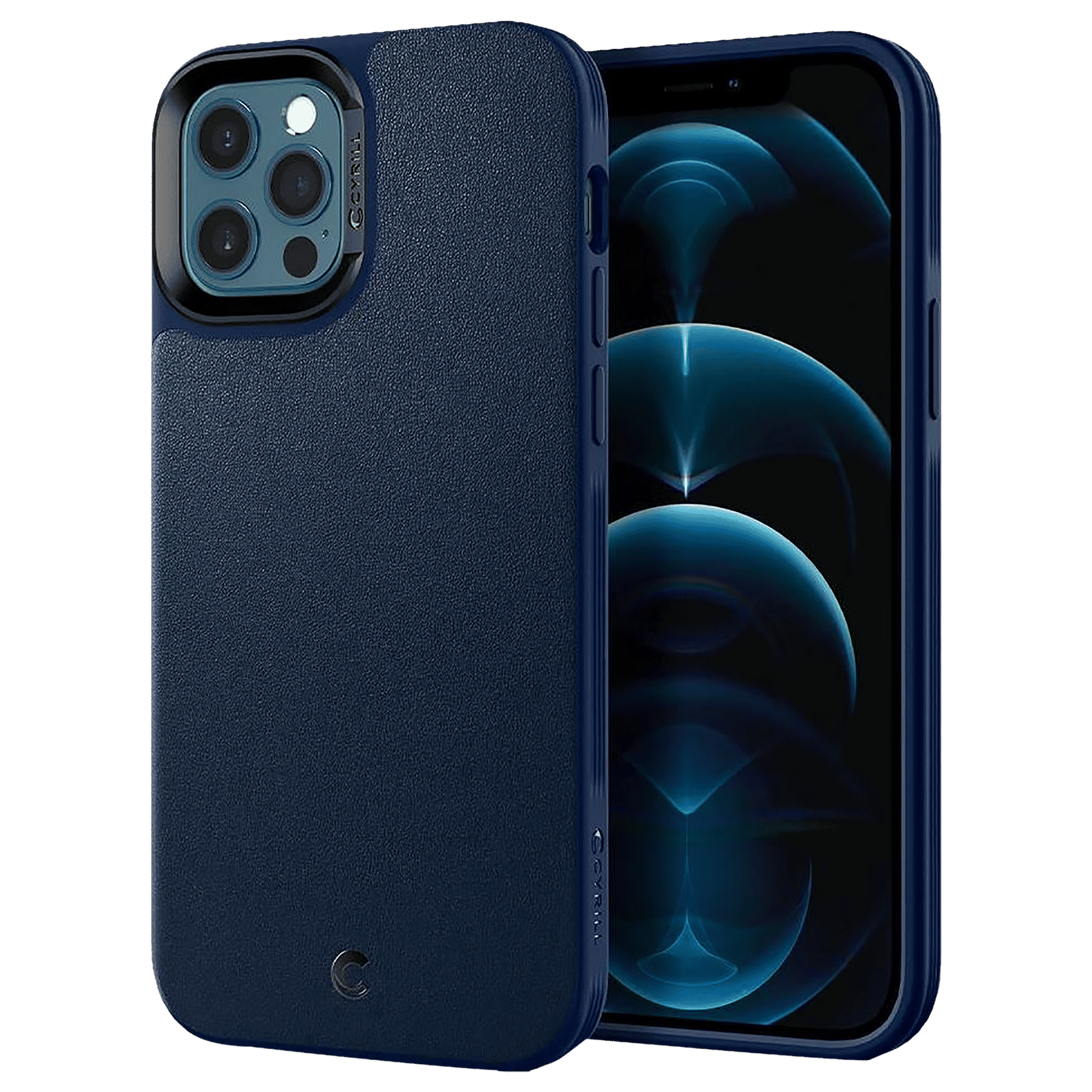 Quilted-effect rubber iPhone 12 Pro cover with DG logo main image 0